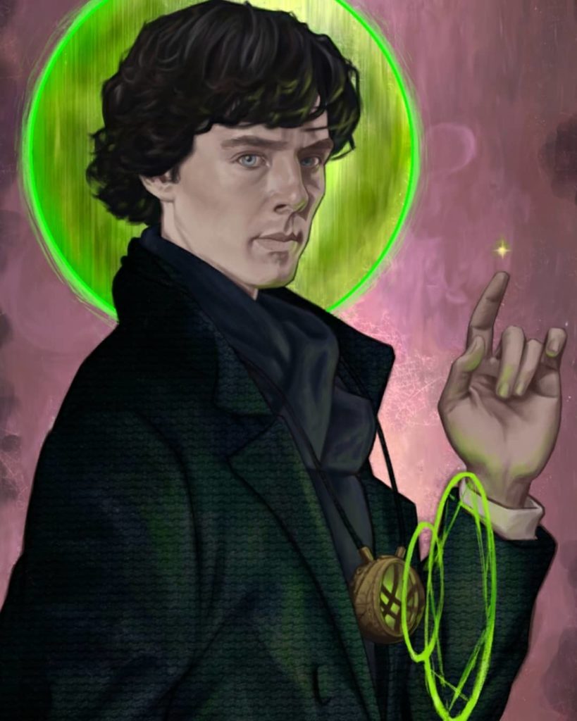Sherlock Strange por Ken Ahtzell